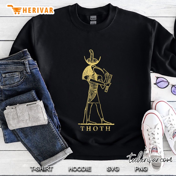Thoth God Of Magic Ancient Egypt Mythology Ankh Tank Top Sweatshirt