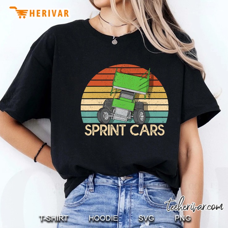 Vintage Sprint Cars Hoodie