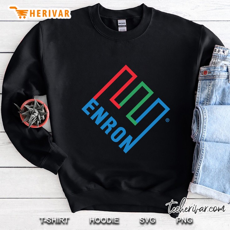 Enron Tshirt - Defunct Company Logo - Corporate Humor Tshirt - Parody Tshirt Classic Sweatshirt