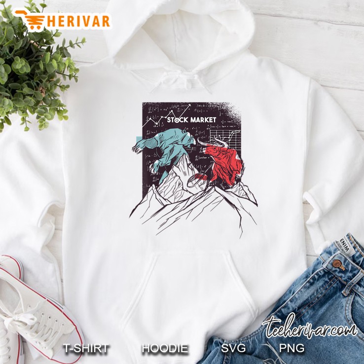 Bull And Bear Market Passive Income With Stocks Investor Hoodie
