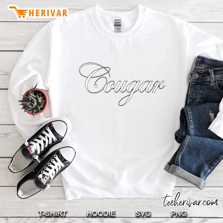 Cougar Funny Joke Sweatshirt