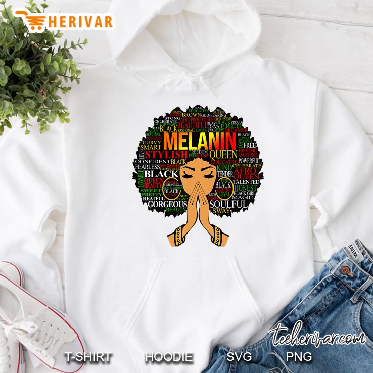 Melanin Words Art Afro Natural Hair Black Queen Gift Mugs