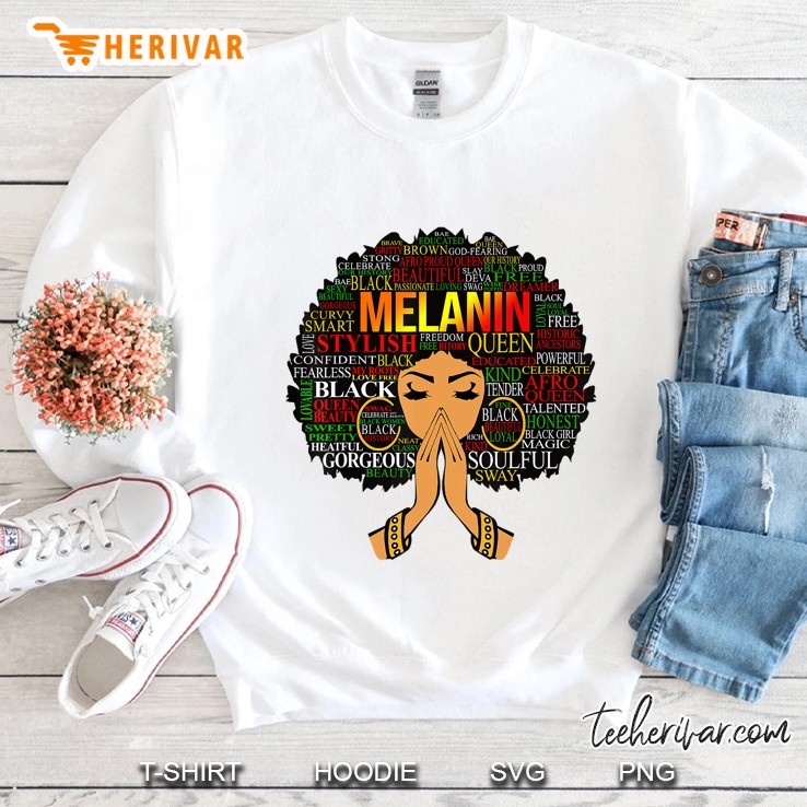 Melanin Words Art Afro Natural Hair Black Queen Gift Mugs