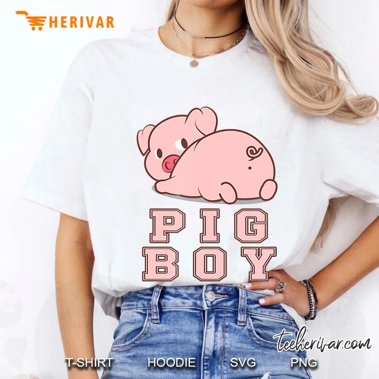 Pig Boy Raunchy Fetish Sex Humor Ladies Tee