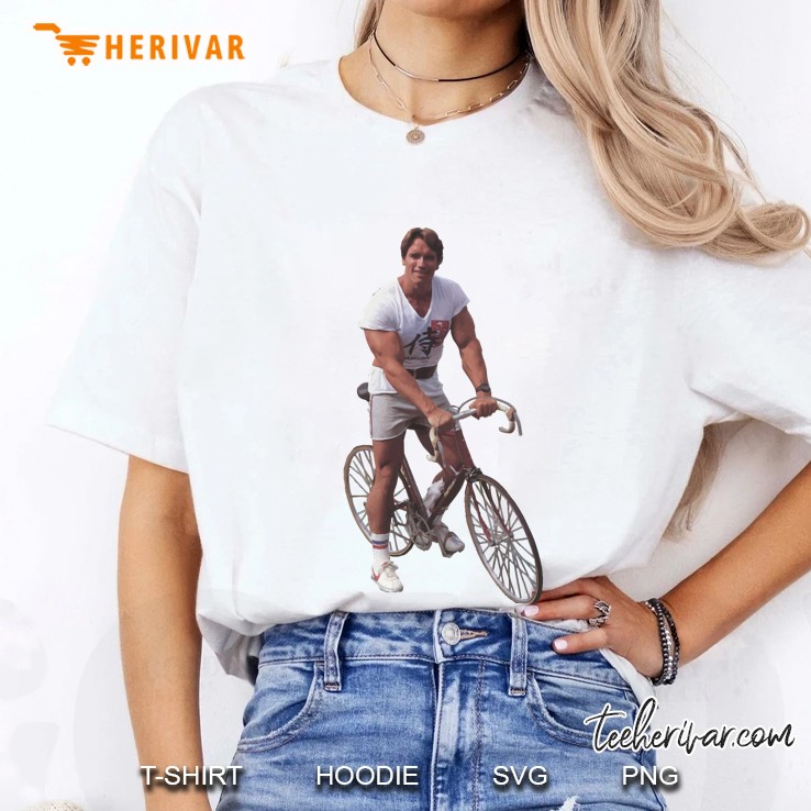 Arnold On A Bike Ladies Tee