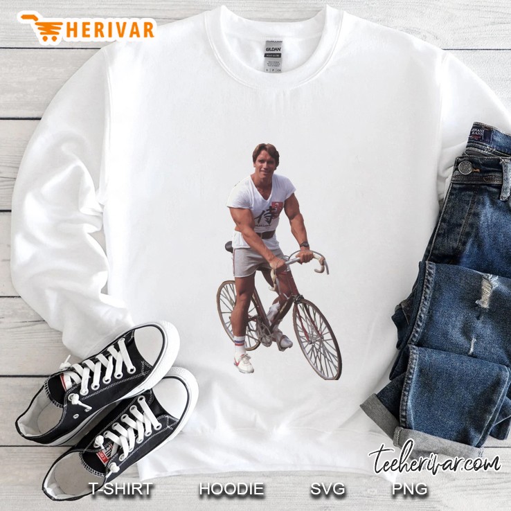 Arnold On A Bike Sweatshirt