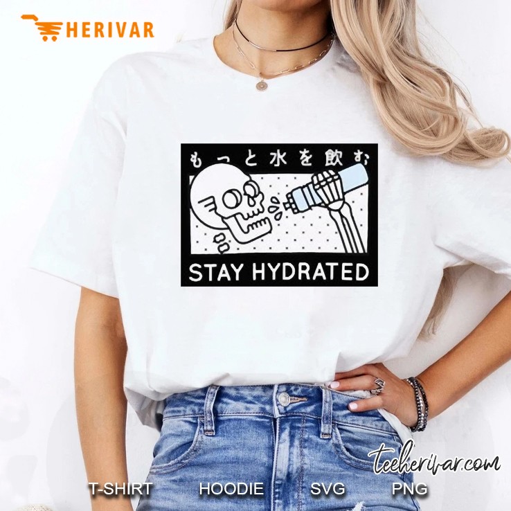 Hyd っ と 水 を 致 致 お Stay Hydrated Ladies Tee