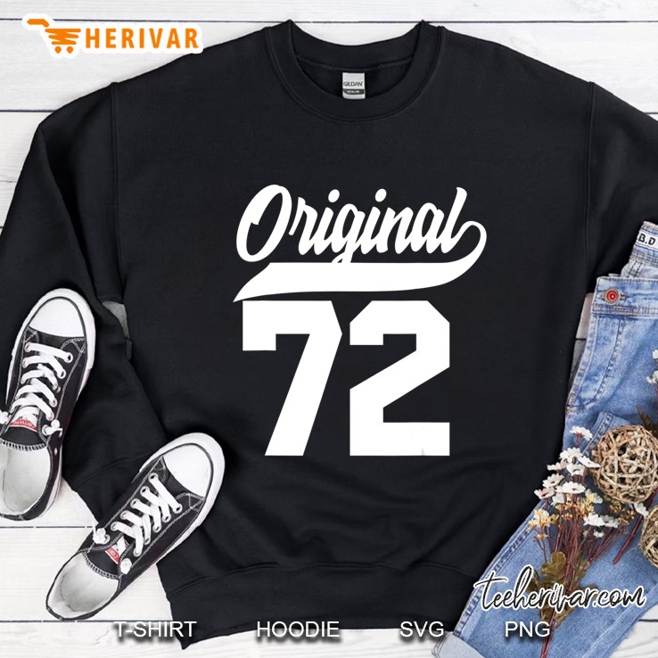 48Th Birthday Gift Man Woman Original Vintage Born 1972 Sweatshirt