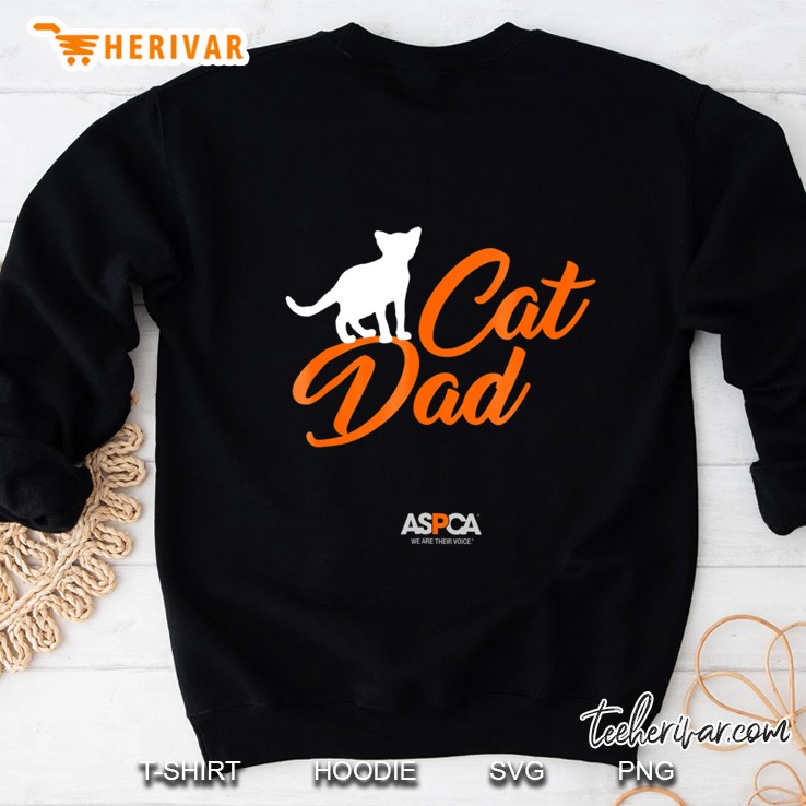 Aspca Cat Dad Dark Sweatshirt