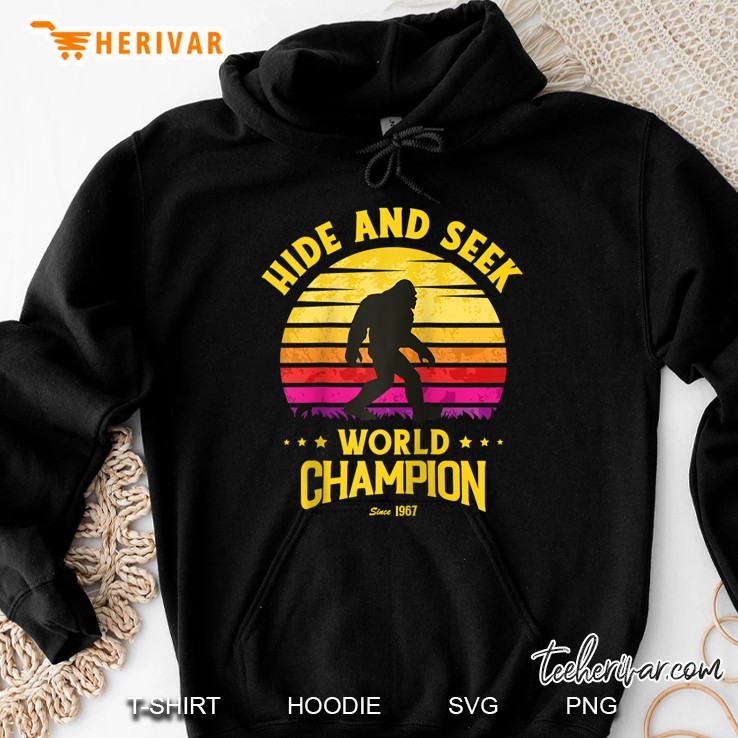 Bigfoo Hide And Seek, Bigfoot Hide And Seek Champion Raglan Baseball Tee Mugs