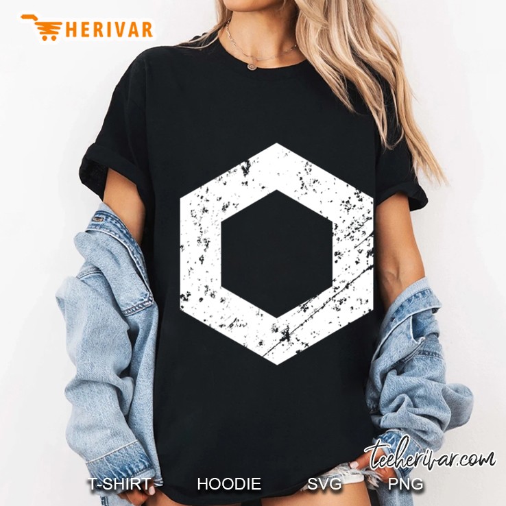 Cryptocurrency Link Chainlink Blockchain Crypto Distressed Hoodie