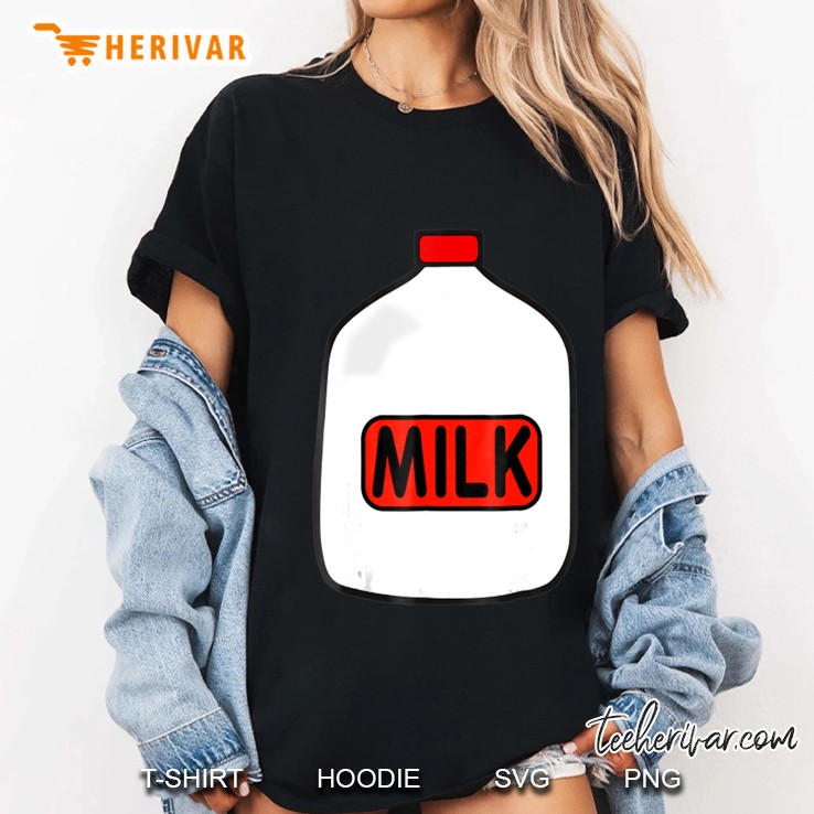 Gallon Of Milk Costume , Match With Cookie Costumes Hoodie