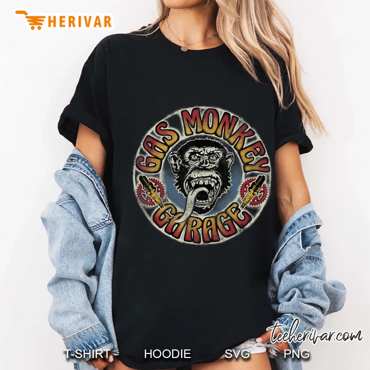 Gas Monkey Garage Graffiti Style Logo Ladies Tee