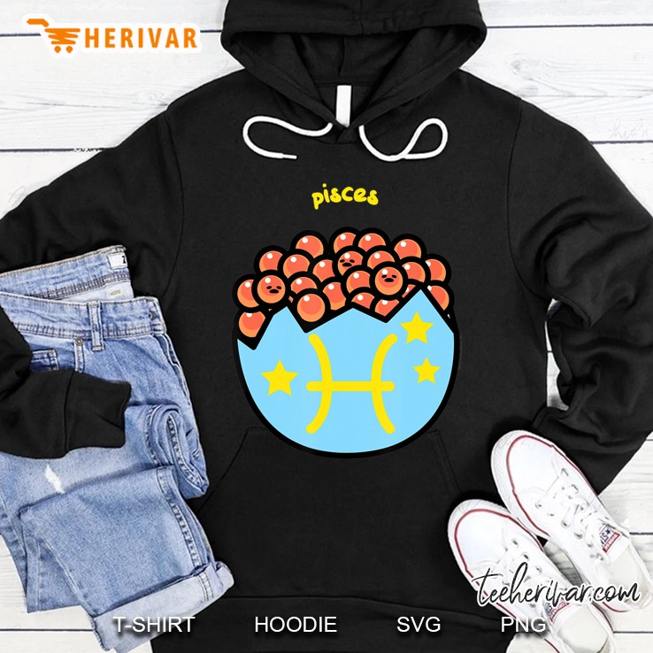 Gudetama Zodiac Pisces Tee Shirt Hoodie