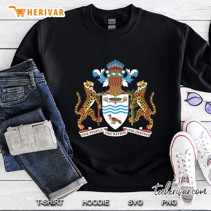 Guyana Coat Of Arms Tee Tees Tshirt Sweatshirt