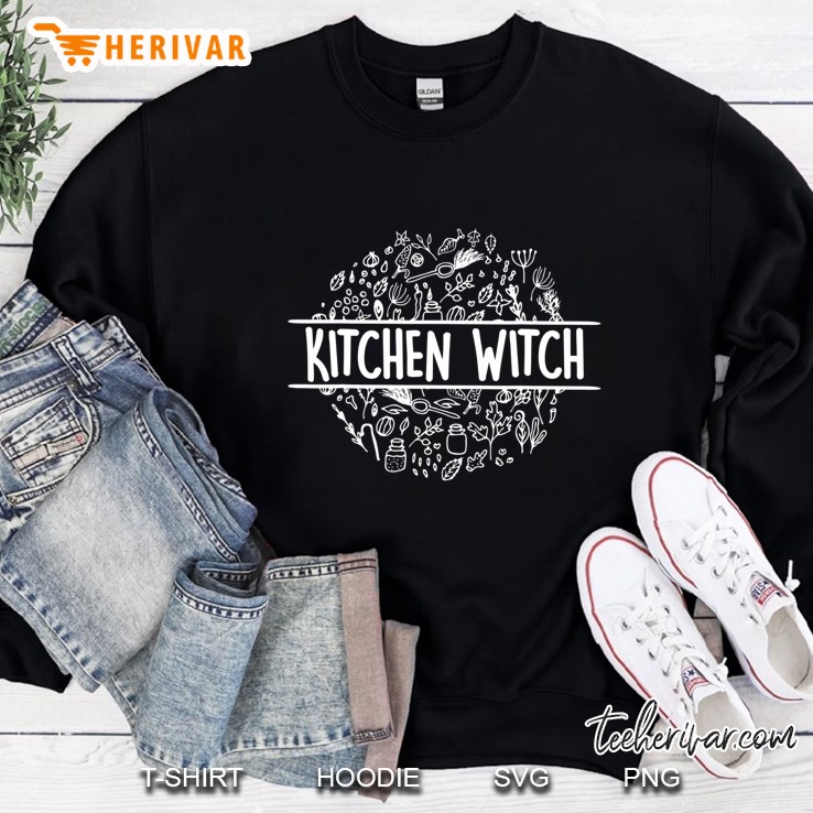 Herbalist Kitchen Witch Shirt Cooking Tee For Friend Gift Mugs