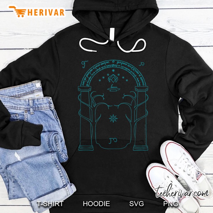 Lord Of The Rings Doors Of Durin Tank Top Hoodie
