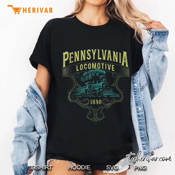 Pennsylvania Steam Train Locomotive Hoodie