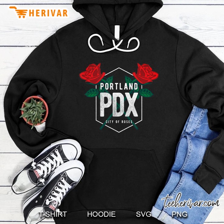 Portland Oregon Badge Pdx Hoodie