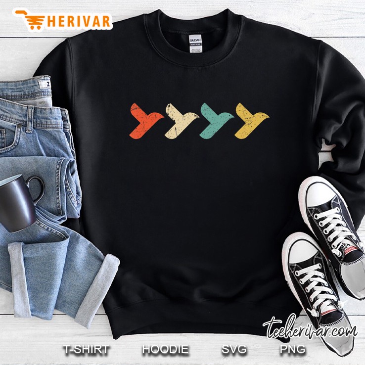 Retro Vintage Flying Bird And Birdwatching Sweatshirt