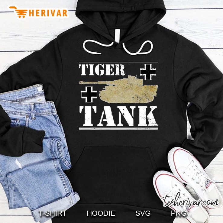 Tiger Tank - Historical World War 2 (Ww2) German Panzer Hoodie