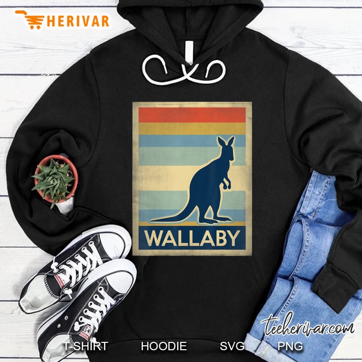 Vintage Style Wallaby Shirt Mugs