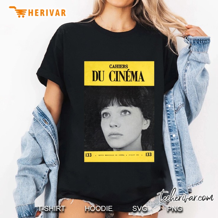 Anna Karina Cahiers Du Cinema French New Wave Vintage 60S Cover Vivre Sa Vie Ladies Tee