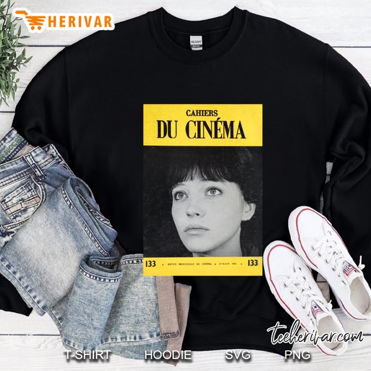 Anna Karina Cahiers Du Cinema French New Wave Vintage 60S Cover Vivre Sa Vie Sweatshirt
