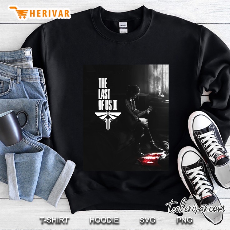 Ellie Guitar Bw - The Last Of Us Part 2 Ver2 Sweatshirt