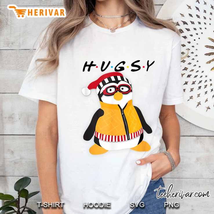 Hugsy The Penguin Christmas Ladies Tee