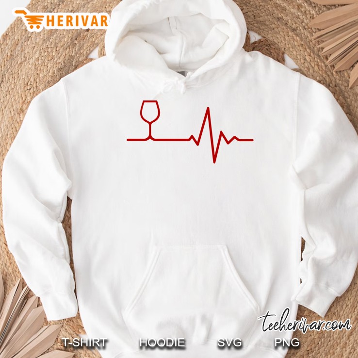 Red Wine Life Fitted Hoodie