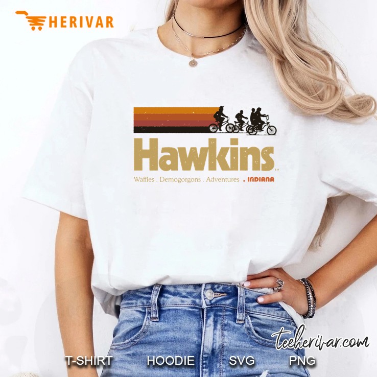 Visit Hawkins Indiana Vintage 80