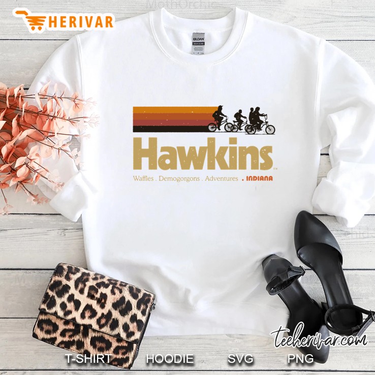 Visit Hawkins Indiana Vintage 80