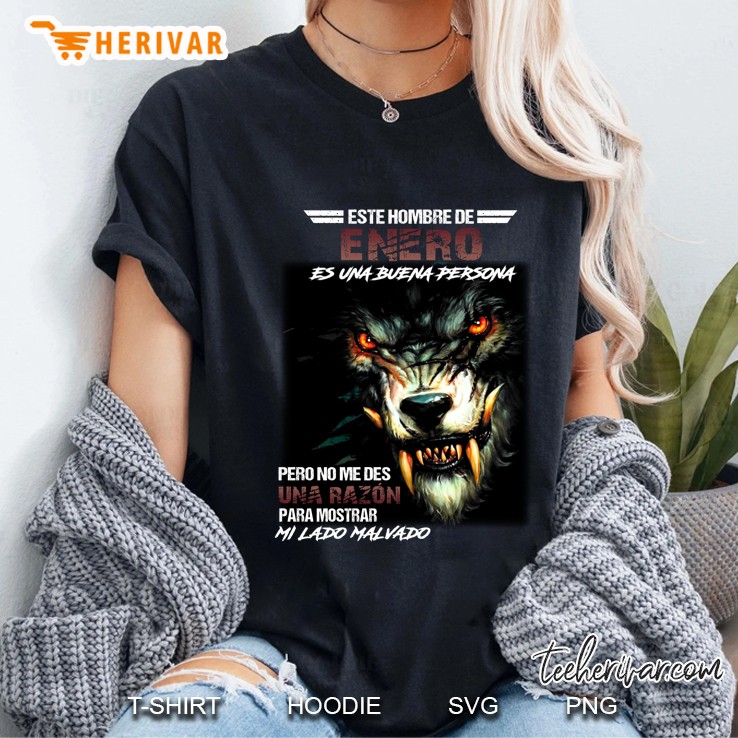 Este Hombre De Enero Es Una Buena Persona Ladies Tee