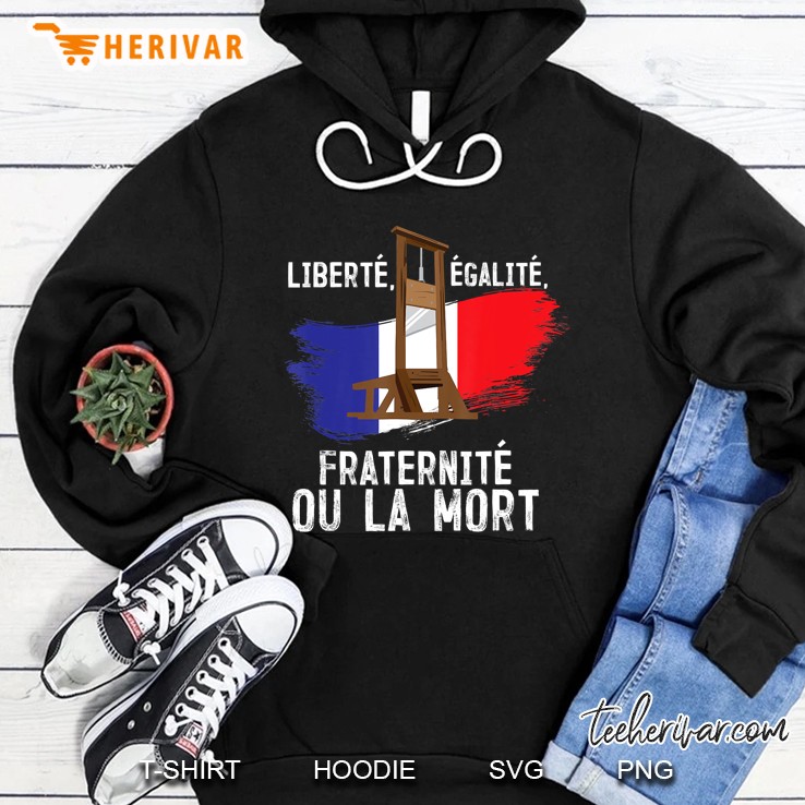 Bastille Day Gift - France Flag Liberty Equality Fraternity Hoodie