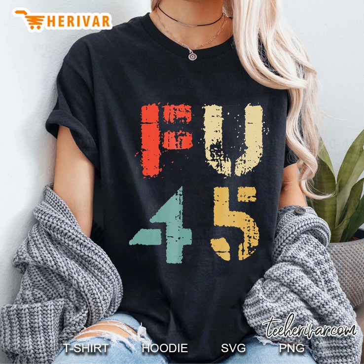 Classic Vintage Style Fu 45 President Ladies Tee