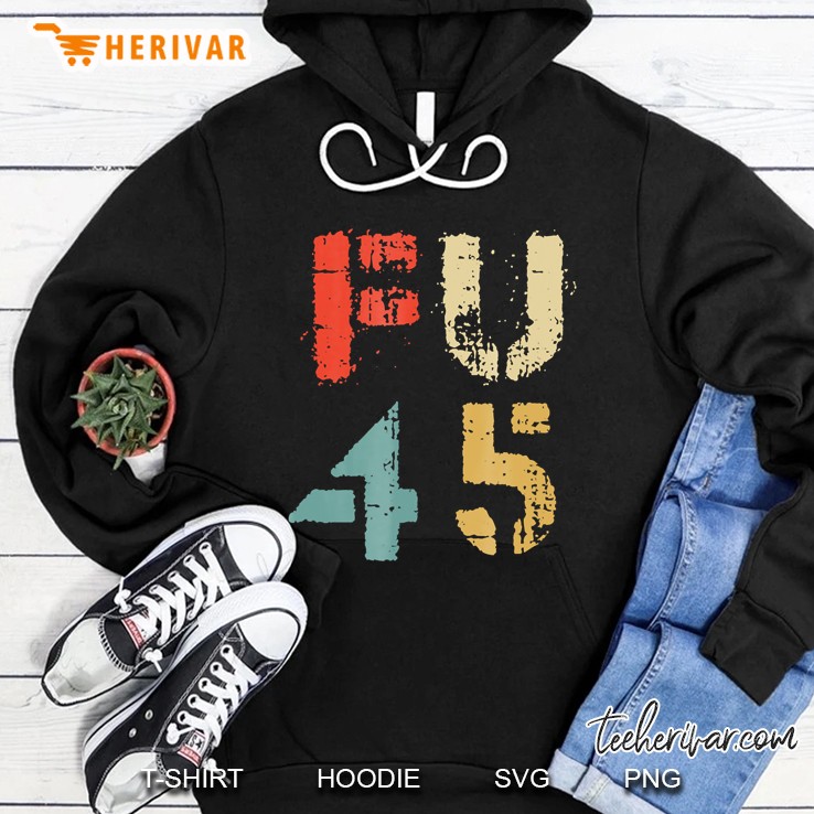 Classic Vintage Style Fu 45 President Hoodie