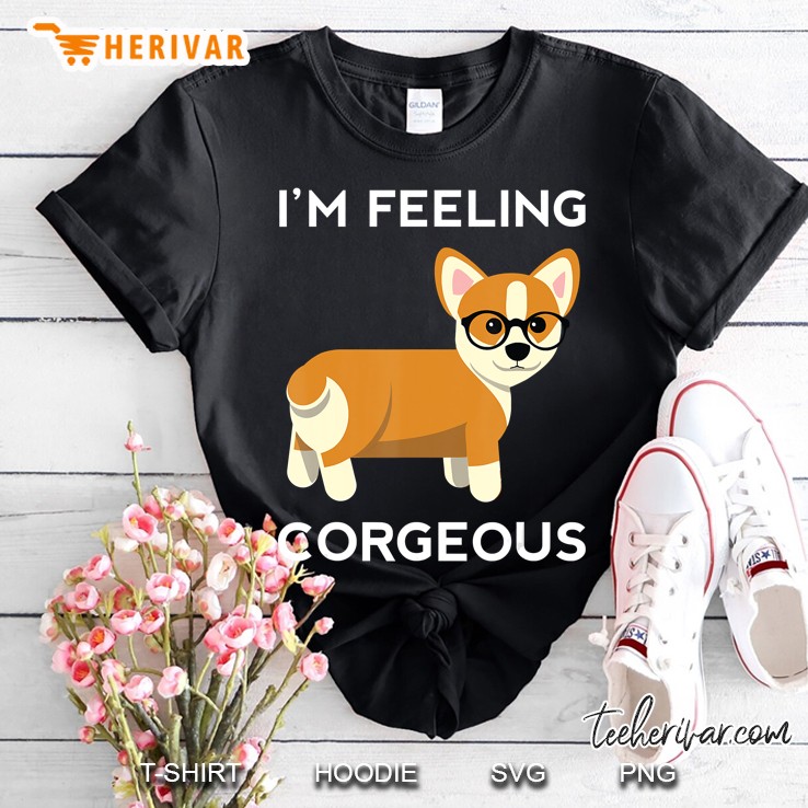 Corgi Lover Cute Dog Gift Corgeous Rescue Puppy Bark Shirt