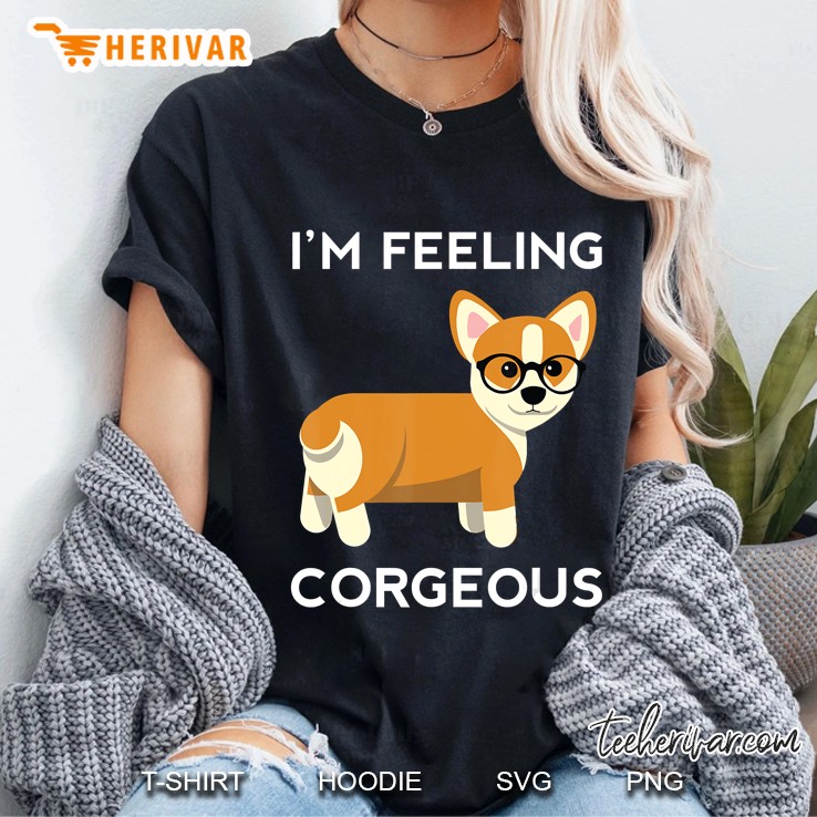 Corgi Lover Cute Dog Gift Corgeous Rescue Puppy Bark Hoodie