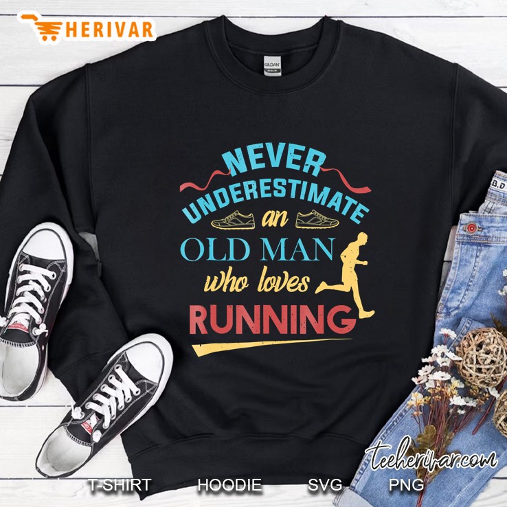 Runner Gifts Old Man Loves To Run Dad Grandpa Mugs