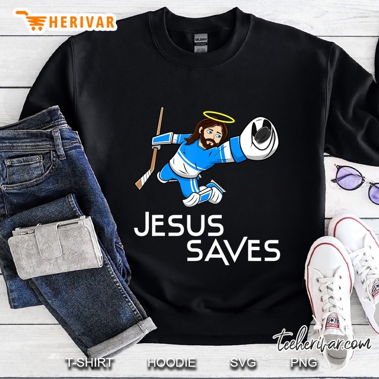 Jesus Saves Hockey Shirt- Hockey Player Mugs