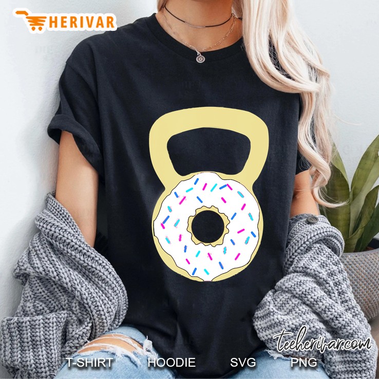 Kettlebell Donut Fitness Workout Powerlifting Doughnut Hoodie