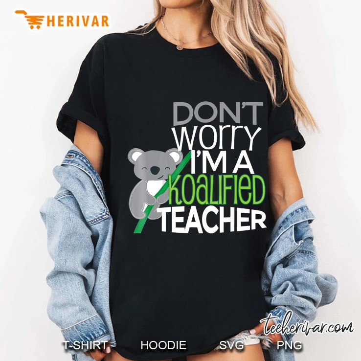Koalified Teacher Koala Lovers High School Middle Ladies Tee