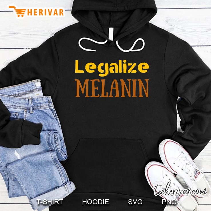 Legalize Melanin Black Afro Girl Hoodie