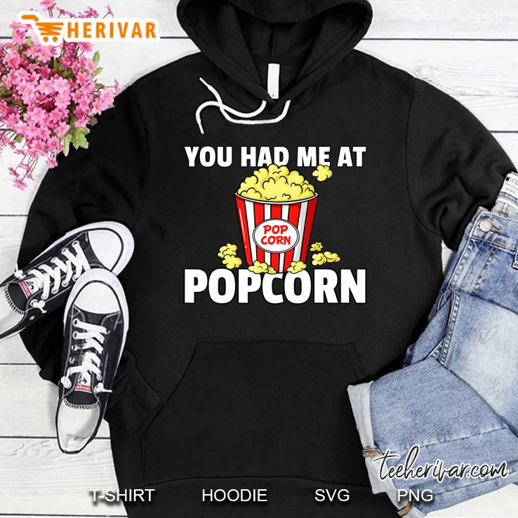 Popcorn Gift Cinema Movie Snack Hoodie