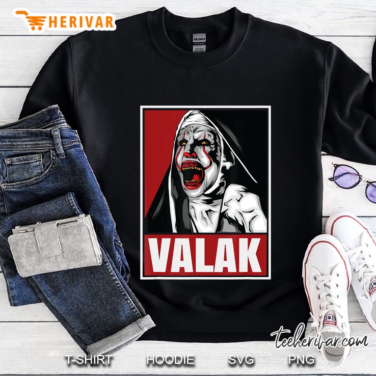 Scary Horror Nun Valak Conjuring Halloween Day Gift Present Sweatshirt