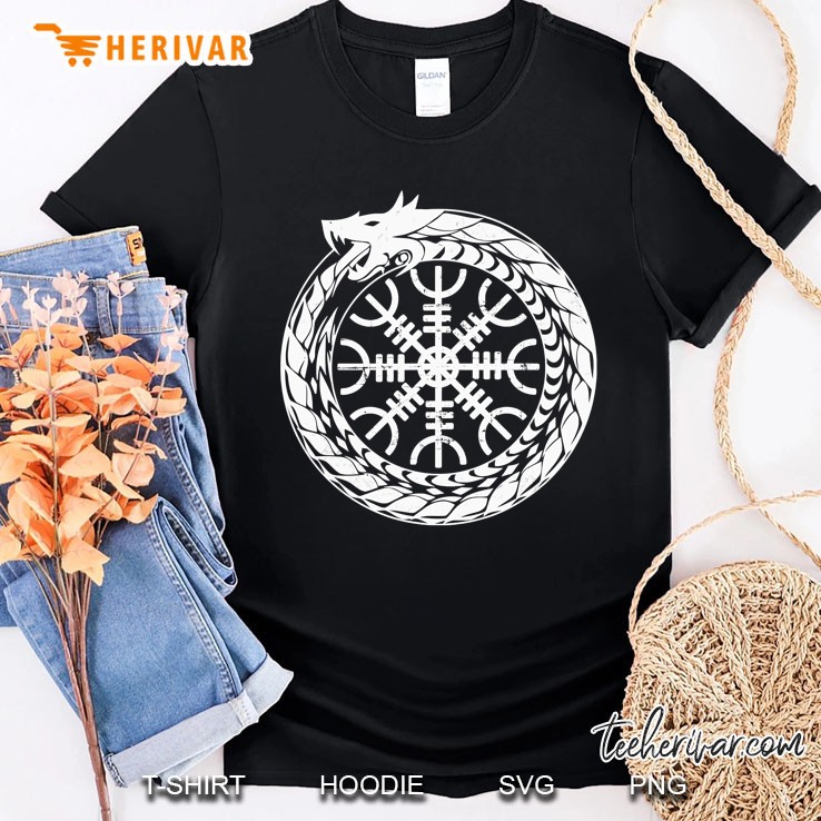 The Helm Of Awe Viking Protection Symbol Runes Shirt