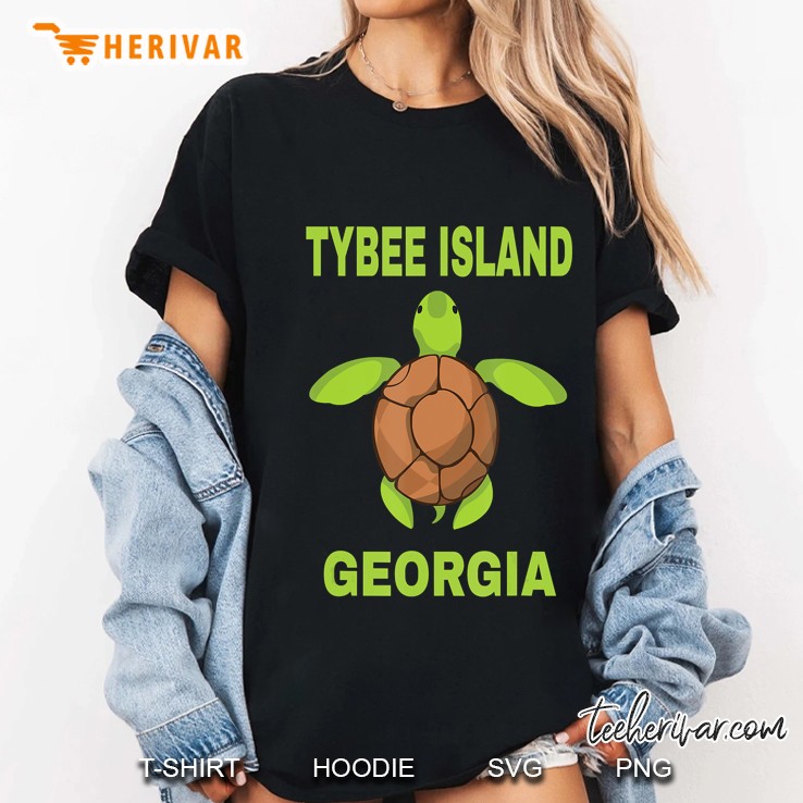 Tybee Island Family Vacation Georgia Sea Turtle Gift Ladies Tee