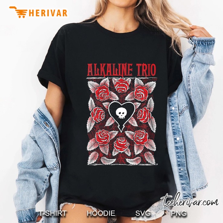 Womens Alkaline Trio - Roses - Official Merchandise Ladies Tee