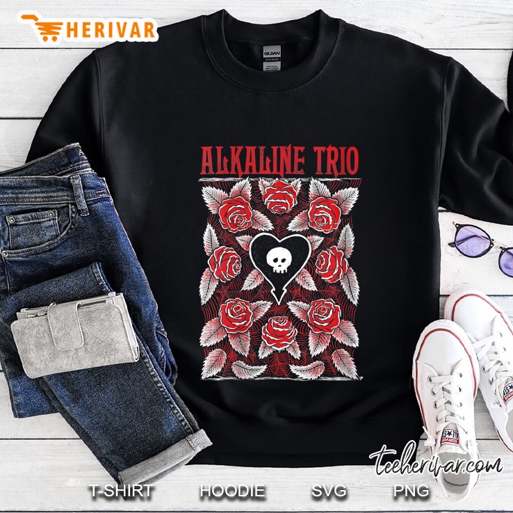 Womens Alkaline Trio - Roses - Official Merchandise Sweatshirt